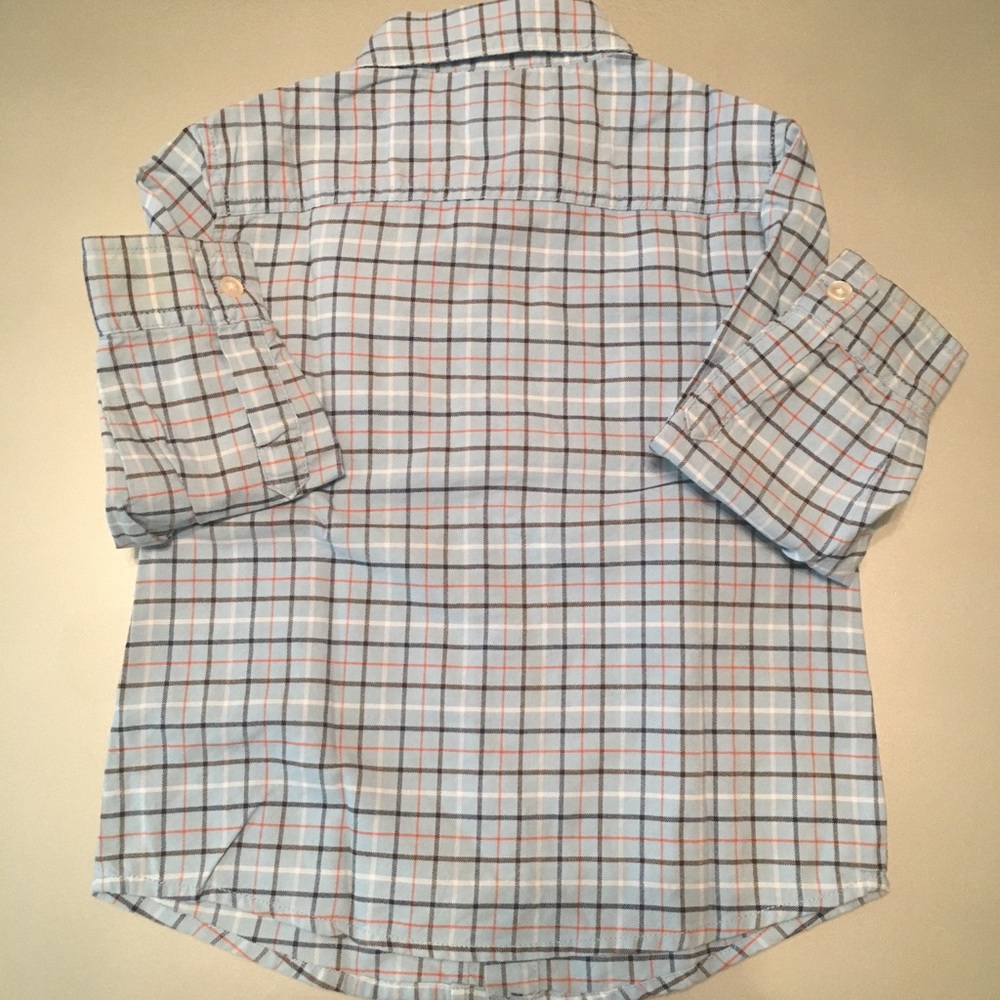 Cherokee LS Plaid Button Down Shirt - Picture 5 of 6